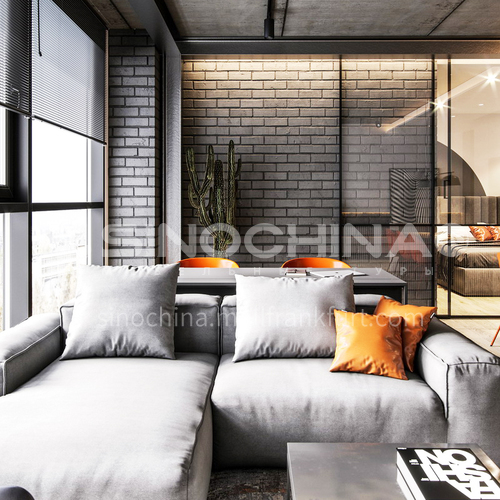 Apartment-63 square meters industrial style apartment design   AIS1005